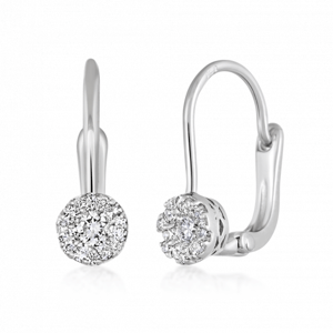 SOFIA zlaté náušnice s diamantom 0,244 ct GEMBO28424-14