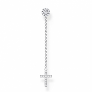 THOMAS SABO kusová náušnica Cross silver H2239-051-14