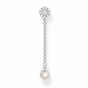 THOMAS SABO kusová náušnica Pearls silver H2238-167-14