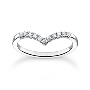 THOMAS SABO prsteň White stones TR2394-051-14