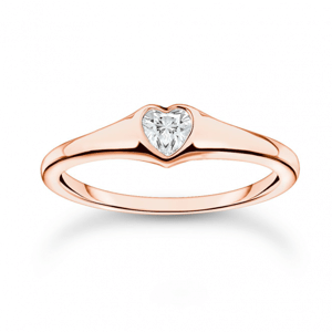 THOMAS SABO prsteň Hearts rose gold TR2390-416-14