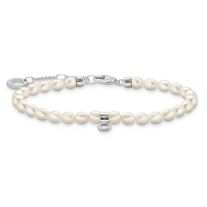 THOMAS SABO strieborný náramok Pearls A2063-082-14-L19V