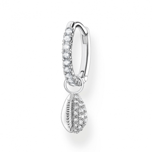 THOMAS SABO kusová náušnica Shell silver CR697-051-14