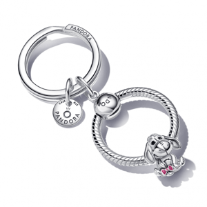 PANDORA prívesok na kľúče s korálkou 399566C00+792209C01
