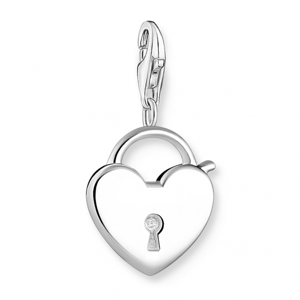 THOMAS SABO strieborný prívesok charm Lockheart silver 0009-001-12
