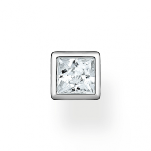 THOMAS SABO kusová náušnica White stone silver H2256-051-14