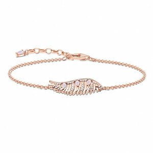 THOMAS SABO náramok Phoenix wing with pink stones rose gold A2070-323-9-L19v