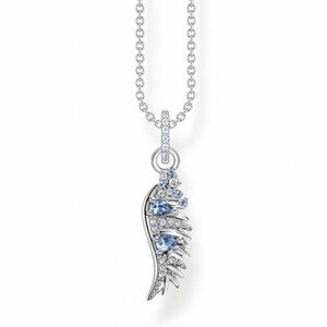 THOMAS SABO náhrdelník Phoenix wing with blue stones silver KE2168-644-1-L45