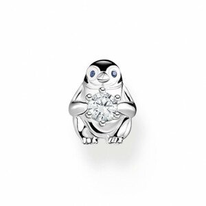 THOMAS SABO kusová náušnica Penguin with white stone H2258-041-7