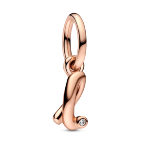 PANDORA pozlátená korálka písmeno L 782533C01