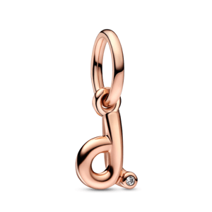 PANDORA pozlátená korálka písmeno D 782534C01