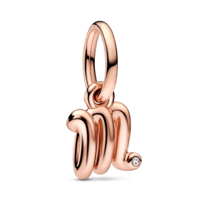PANDORA pozlátená korálka písmeno M 782474C01