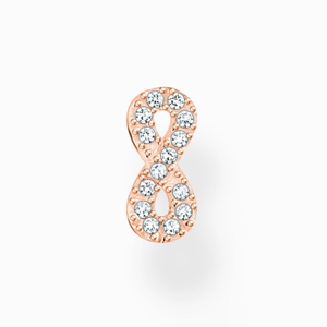 THOMAS SABO kusová náušnica Infinity rose gold H2216-416-14