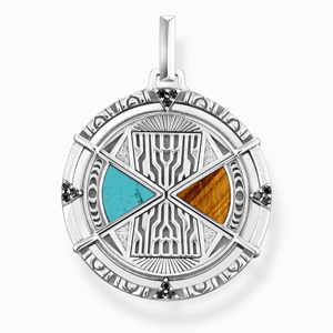 THOMAS SABO prívesok Turquoise and tiger's eye PE951-364-7