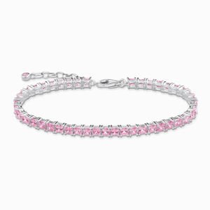 THOMAS SABO tenisový náramok Pink stones A2029-051-9