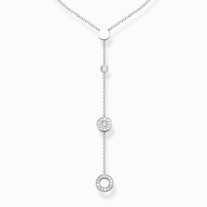 THOMAS SABO náhrdelník circle with white KE1879-051-14