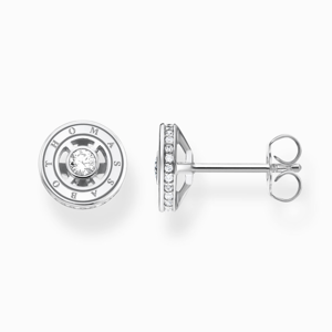 THOMAS SABO náušnice circle with white stones H2062-051-14