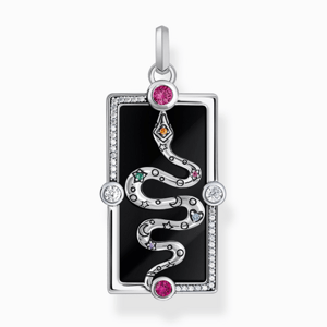 THOMAS SABO prívesok Snake with enamel and stones PE958-473-7