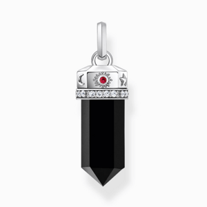 THOMAS SABO prívesok Onyx in hexagon-shape and stones PE955-641-11