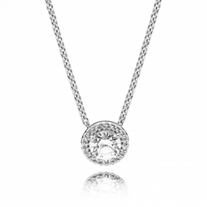 PANDORA strieborný náhrdelník 396240CZ-45