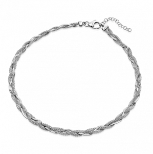 SOFIA strieborný náhrdelník AMCLC1571-45+5