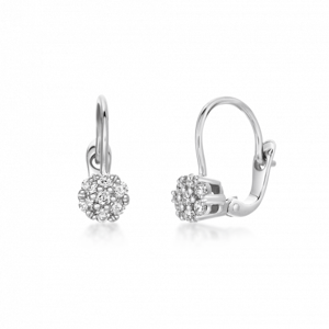 SOFIA DIAMONDS zlaté náušnice s diamantmi 0,21 ct GEMBO23677-10