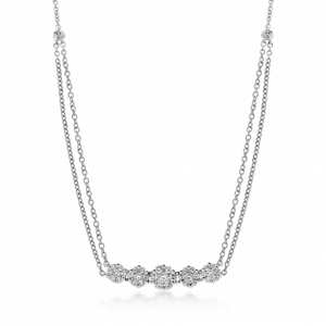 SOFIA strieborný náhrdelník so zirkónmi CAMN21049-CZ-SS