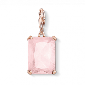 THOMAS SABO strieborný prívesok charm Large pink stone 1843-536-9