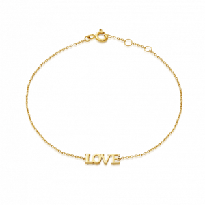 SOFIA zlatý náramok LOVE NB9NBG-0081