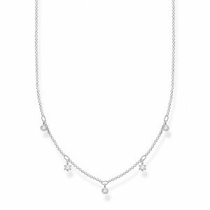 THOMAS SABO náhrdelník White stones silver KE2071-051-14-L45v
