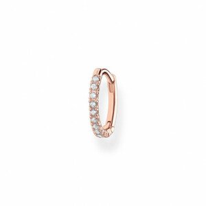 THOMAS SABO kusová náušnica Stones rose gold CR659-416-14