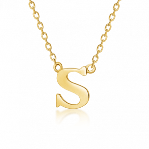 SOFIA zlatý náhrdelník s písmenom S NB9NBG-900S