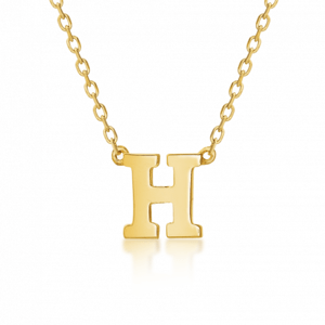SOFIA zlatý náhrdelník s písmenom H NB9NBG-900H