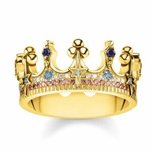 THOMAS SABO prsteň Crown gold TR2224-959-7