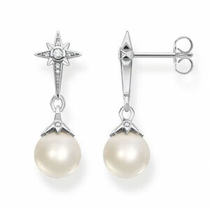 THOMAS SABO náušnice Pearl star H2118-167-14