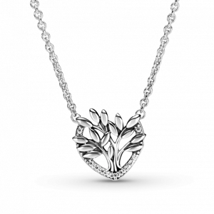PANDORA náhrdelník Strom rodiny v srdiečku 399261C01-50