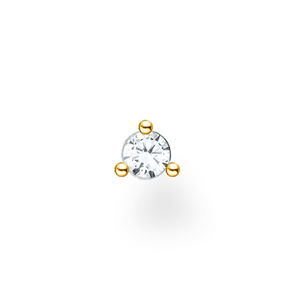 THOMAS SABO kusová náušnica White stone gold H2197-414-14