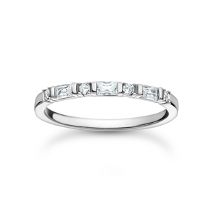 THOMAS SABO prsteň White stones silver TR2348-051-14