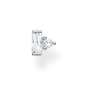 THOMAS SABO kusová náušnica White stone silver H2186-051-14