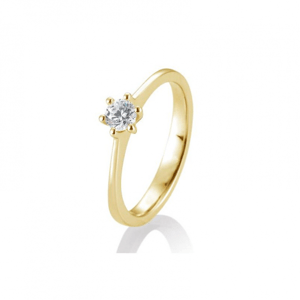 SOFIA DIAMONDS prsteň zo žltého zlata s diamantom 0,30 ct BE41/84831-Y