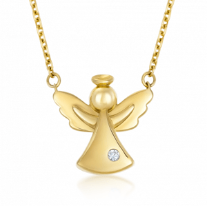 SOFIA zlatý náhrdelník anjel AUALMA54J2P-AU