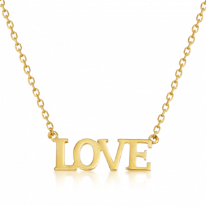 SOFIA zlatý náhrdelník LOVE NB9NBG-0031