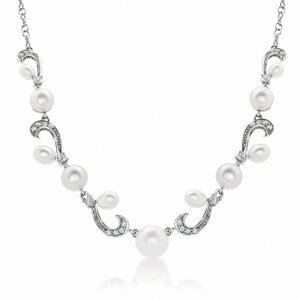 SOFIA perlový náhrdelník so sladkovodnými perlami WWPS080276N-1