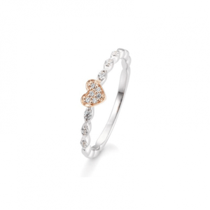 SOFIA DIAMONDS zlatý prsteň s diamantmi BE41/05710-Y+R