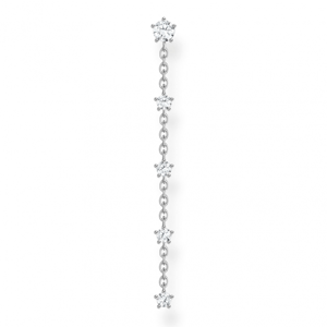 THOMAS SABO kusová náušnica Vintage white stones H2194-051-14