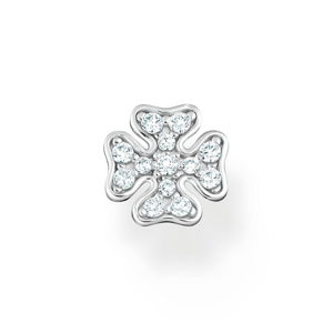 THOMAS SABO kusová náušnica Cloverleaf silver H2215-051-14