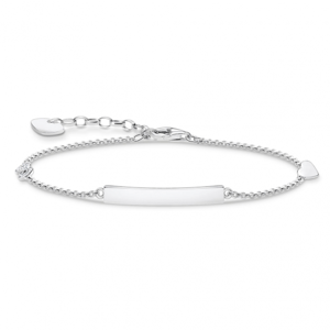 THOMAS SABO strieborný náramok Heart with infinity silver A1976-051-14-L19V