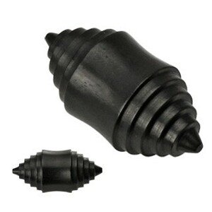 Plug do ucha - vrták, ebenové drevo - Hrúbka: 8 mm