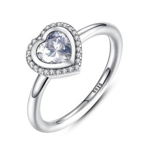 Linda's Jewelry Strieborný prsteň Love Ag 925/1000 IPR010-8 Veľkosť: 56