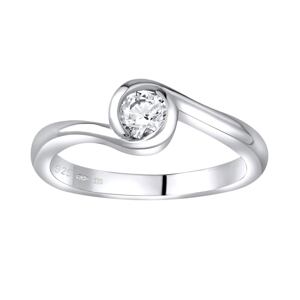 Silvego Strieborný prsteň so Swarovski® Zirconia JJJR0555S
